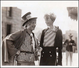 [Hollywood] Marx, Harpo. (1888 - 1964) &amp; Earhart, Amelia. (1897 - 1937) Original Photograph