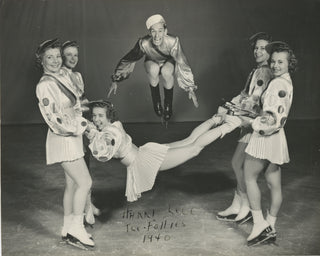 Legg, Harris. (1911-1996) & Legg, Phyllis. (1916-2005) Harris Legg Ice Follies 1940 - Original Photograph