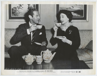 Harrison, Rex. (1908–1990) & Palmer, Lilli. (1914–1986) Signed Photograph from "The Four Poster"