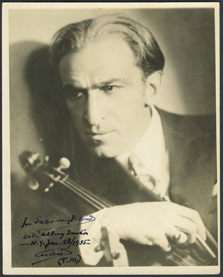 Hartmann, Arthur. (1881–1956) Signed Photograph