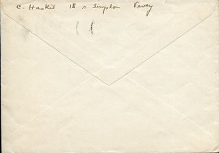 Haskil, Clara. (1895-1960) Autograph Letter Signed