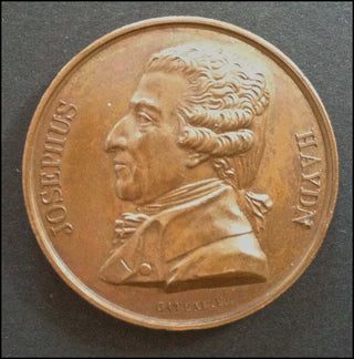 Haydn, Joseph. (1732–1809) [Gatteaux, Nicolas-Marie. (1751–1832)] 1818 Portrait Medal