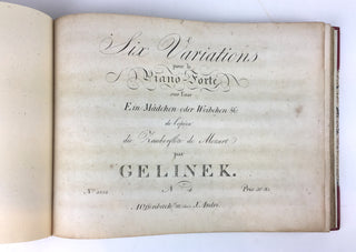 [Sammelband] Haydn, Joseph. (1732–1809) & Arnold, Samuel. (1740–1802) & Baumgarten, Karl Friedrich (ca. 1740–1824) & Gelinek, Josef. (1758–1825) & Gyrowetz, Adalbert. (1763–1850) & Steibelt, Daniel. (1765–1823) & Vitásek, Jan August. (1770–1839) & Cramer,