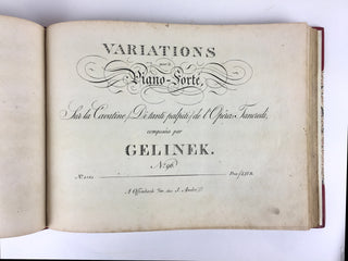 [Sammelband] Haydn, Joseph. (1732–1809) & Arnold, Samuel. (1740–1802) & Baumgarten, Karl Friedrich (ca. 1740–1824) & Gelinek, Josef. (1758–1825) & Gyrowetz, Adalbert. (1763–1850) & Steibelt, Daniel. (1765–1823) & Vitásek, Jan August. (1770–1839) & Cramer,