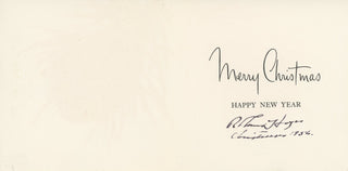 Hayes, Roland. (1887 - 1977) Signed Christmas Card