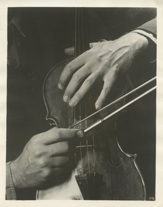 Heifetz, Jascha. (1901–1987) Original Photograph of Heifetz's Hands