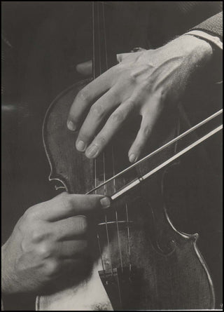 Heifetz, Jascha. (1901–1987) Two Original Photographs of Heifetz's Hands