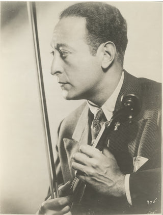 Heifetz, Jascha. (1901–1987) Original Photograph