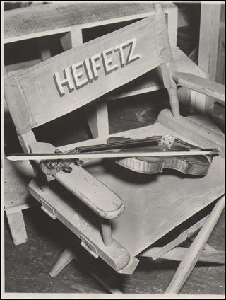 Heifetz, Jascha. (1901–1987) Don't Sit There!!!! - Original Photograph