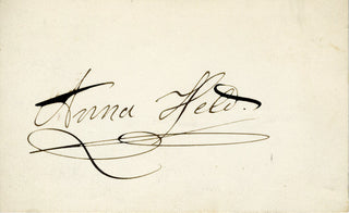 Held, Anna. (1872-1918) Autograph Signature