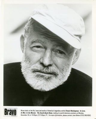 Hemingway, Ernest. (1899 - 1961) Portrait Photograph