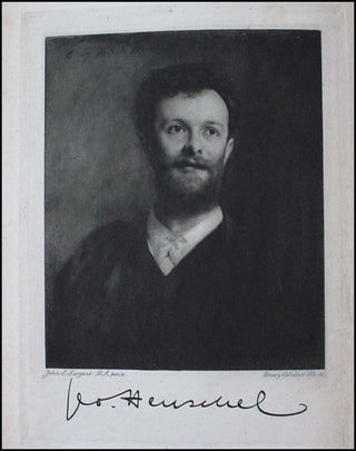 [Boston Symphony Orchestra] Henschel, George (1850–1934) Musings and Memories of a Musician - SIGNED