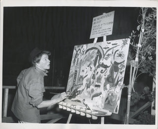 Hepburn, Katharine. (1907–2003) Original Press Photograph, Painting