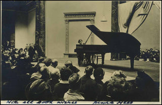 [Pianist] Hess, Myra. (1890-1965) Signed Photograph