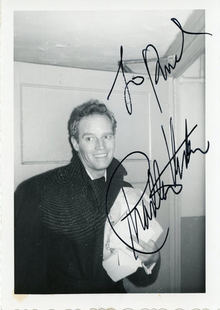 Heston, Charlton. (1923–2008) Signed Candid Photograph