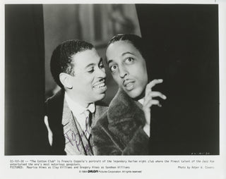 [The Cotton Club] Hines, Maurice. (b. 1943) Signed Photograph in "The Cotton Club"