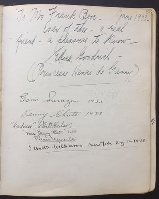 [Theatre & Film] Chaplin, Charlie. (1889-1977) & Laurel, Stan. (1890-1965) & Lauder, Harry. (1870-1950) & Mackenzie, Alexander Campbell. (1847-1935) & Gwenn, Edmund. (1877-1959) & Whiteman, Paul. (1890-1967) & Rohmer, Sax. (1883-1959) & Caesar, Irving. (1