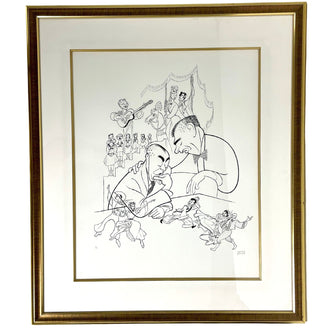 [Rodgers, Richard. (1902-1979) & Hammerstein, Oscar. (1895-1960)] Hirschfeld, Al. (1903-2003) Signed Lithograph