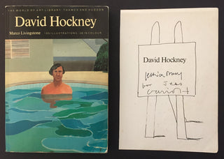 Hockney, David. (b. 1937) [Livingstone, Marco.] David Hockney - SIGNED WITH A DRAWING