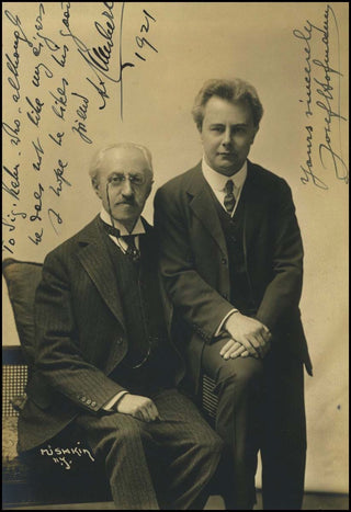 Hofmann, Josef. (1876-1957) & Lambert, Alexander. (1863 - 1929) Signed Photograph