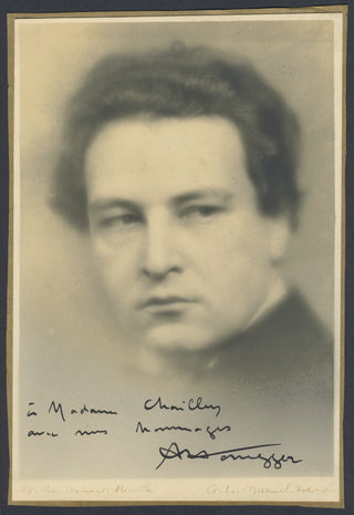 Honegger, Arthur. (1892–1955) Signed Photograph