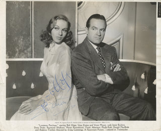 Hope, Bob. (1903–2003) & Zorina, Vera. (1917–2003) Signed Photograph in "Louisiana Purchase"