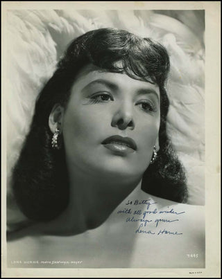 [Jazz & Song] Horne, Lena. (1917–2010) Signed Photograph