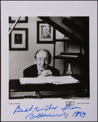 Horowitz, Vladimir. (1903-1989) Signed Photograph