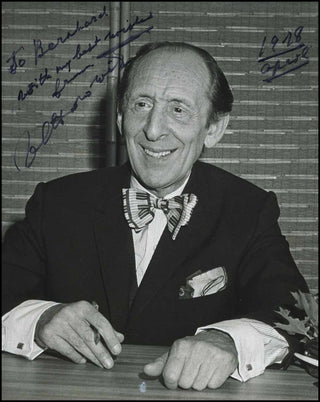 [Pianist] Horowitz, Vladimir. (1903-1989) Signed Photograph