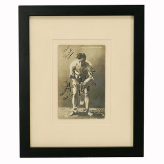 Houdini, Harry. (1874-1926)  Signed Photograph