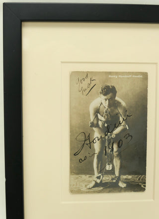 Houdini, Harry. (1874-1926)  Signed Photograph