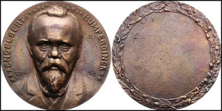 [Humperdinck, Engelbert. (1854 - 1921)] [Torff, Emile.]  Bronze Portrait Medal