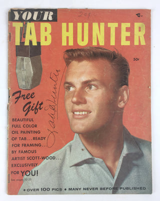 Hunter, Tab. (1931–2018) 1957 Magazine "Your Tab Hunter" - SIGNED