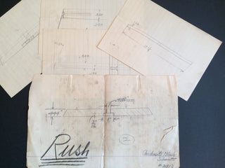 Edison, Thomas. (1847–1931) Important Archive of Autograph Letters, Original Diagrams and Instructional Sketches for Disc Record Manufacture