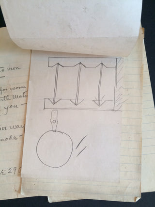 Edison, Thomas. (1847–1931) Important Archive of Autograph Letters, Original Diagrams and Instructional Sketches for Disc Record Manufacture