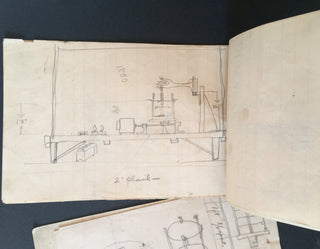 Edison, Thomas. (1847–1931) Important Archive of Autograph Letters, Original Diagrams and Instructional Sketches for Disc Record Manufacture