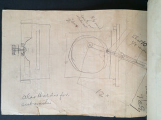 Edison, Thomas. (1847–1931) Important Archive of Autograph Letters, Original Diagrams and Instructional Sketches for Disc Record Manufacture