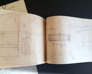 Edison, Thomas. (1847–1931) Important Archive of Autograph Letters, Original Diagrams and Instructional Sketches for Disc Record Manufacture