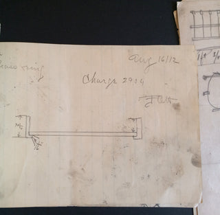 Edison, Thomas. (1847–1931) Important Archive of Autograph Letters, Original Diagrams and Instructional Sketches for Disc Record Manufacture