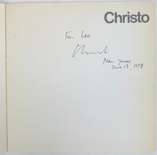 Christo. (1935 - 2020) Signed Catalogue Collection