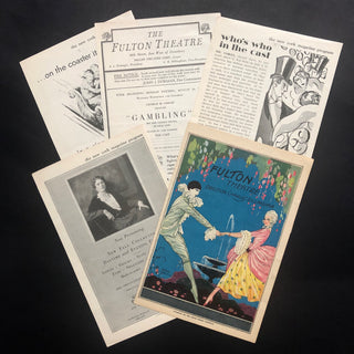 [Cohan, George. M. (1878–1942)] "Gambling" - Program Pages