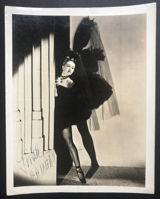 Baronova, Irina. (1919–2008) Signed Photograph