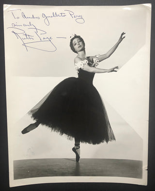 Page, Ruth. (1899–1991) Signed Photograph