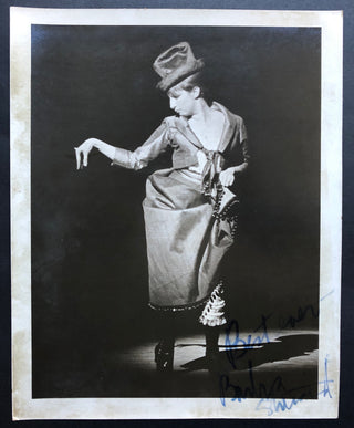 Streisand, Barbra. (b. 1942) "Funny Girl" - Signed Photograph with Two Playbills