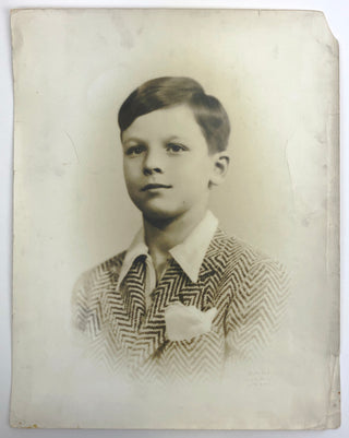 Sondheim, Stephen. (1930–2021) Original Childhood Photograph