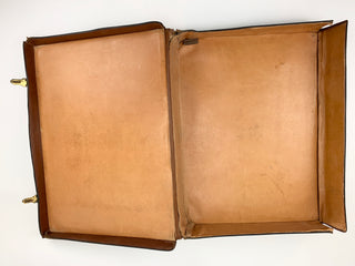 [Stravinsky, Igor. (1882–1971)] World War II-Era Leather Briefcase