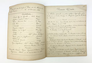 [French Opera] [Bizet, Georges. (1838–1875)] [Halévy, Fromental. (1799–1862)] [Audran, Edmond. (1840–1901)] Group of Three Early Manuscript Performance Prompt Books