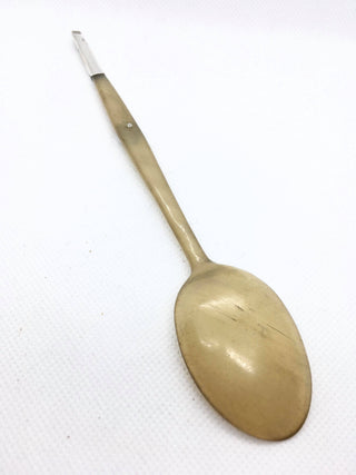 [Whistle Spoon] Antique Edwardian Novelty Horn and Silver Whistle Spoon