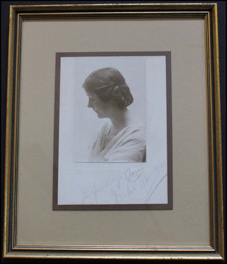 Duncan, Isadora. (1877–1927) Signed Photograph from the Collection of Noel Coward