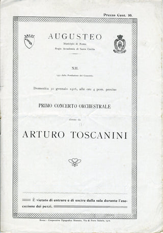 [Strauss, Richard. (1864–1949)] [Toscanini, Arturo. (1867–1957)] [Widor, Charles-Marie. (1844–1937)] [D'Indy, Vincent. (1851–1931)] [Mascagni, Pietro. (1862–1945)] [Walter, Bruno. (1876–1962)] [Mancinelli, Luigi. (1848–1921)] [Mengelberg, Willem. (1871–19